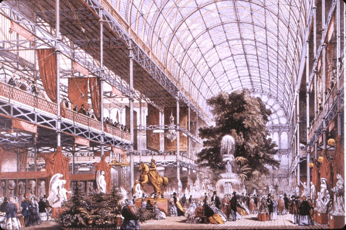 Crystal Palace at the Great Exhibition, Hyde Park, London, 1851
