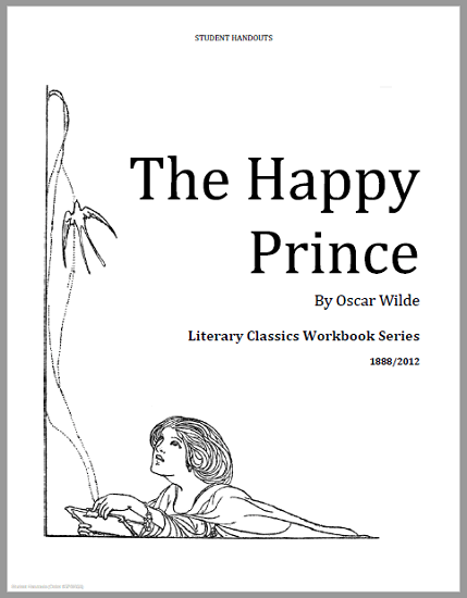 The Happy Prince by Oscar Wilde (1882) - Free printable short story workbook (PDF file)  for elementary school students.