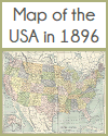 Map of the USA in 1896