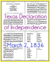 Texas Declaration of Independence (March 2, 1836)
