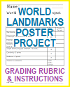 World Landmarks Poster Project Rubric