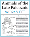 Late Paleozoic Animals Worksheet
