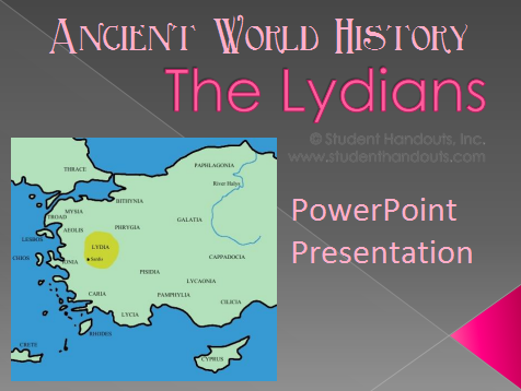 Ancient Lydians - Free PowerPoint for High School World History
