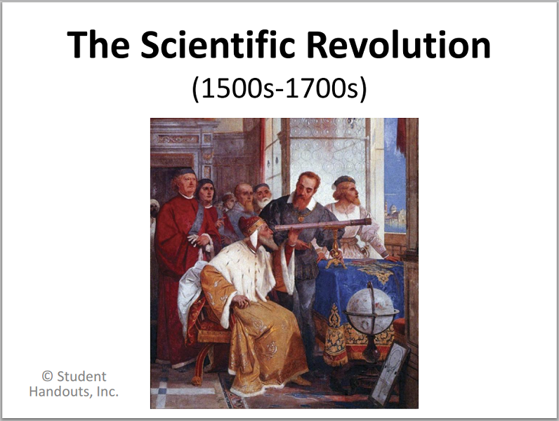 Scientific Revolution - PowerPoint presentation with guided student notes for high school World History students.