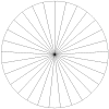 Pie Chart with Twenty-nine Equal Pieces