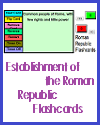 Establishment of the Roman Republic Interactive Flashcards