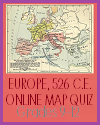 Interactive Map Quiz of the Germanic Kingdoms and Eastern Roman Empire in 526 C.E.