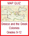 Ancient Greece and the Greek Colonies Map Quiz