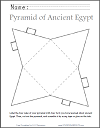 DIY AMake Your Own ncient Egyptian Pyramid Cut-out Template