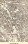 Aerial Map of Renaissance Paris