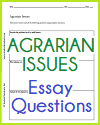 Agrarian Issues Writing Exercises