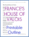 French House of Valois Outline