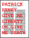 Give Me Liberty or Give Me Death by Patrick Henry (1775)