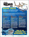 Finding Nemo Shark Facts Printable for Kids