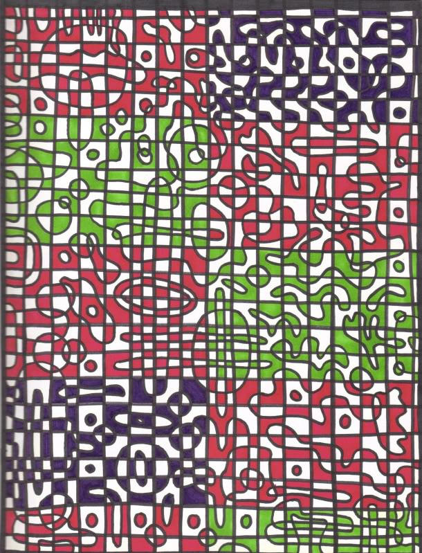 DIY COLORING: Learn to Make a Curved Checkerboard - Instructions