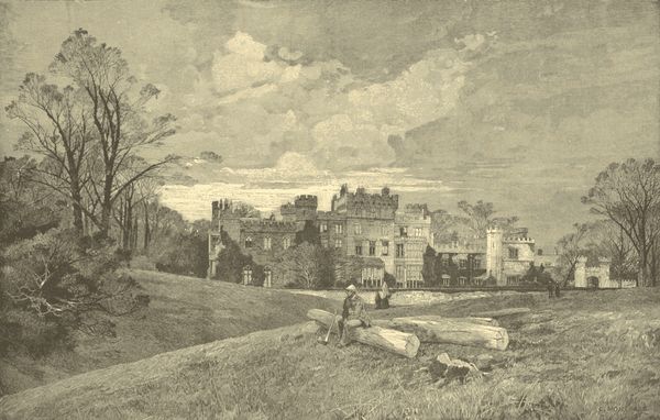 Hawarden Castle, the home of William Ewart Gladstone.