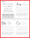 ABC Handwriting Workbook - Learn to Print for Free