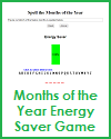 Months of the Year Energy Saver Game