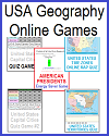 Interactive Study Games on USA Geography