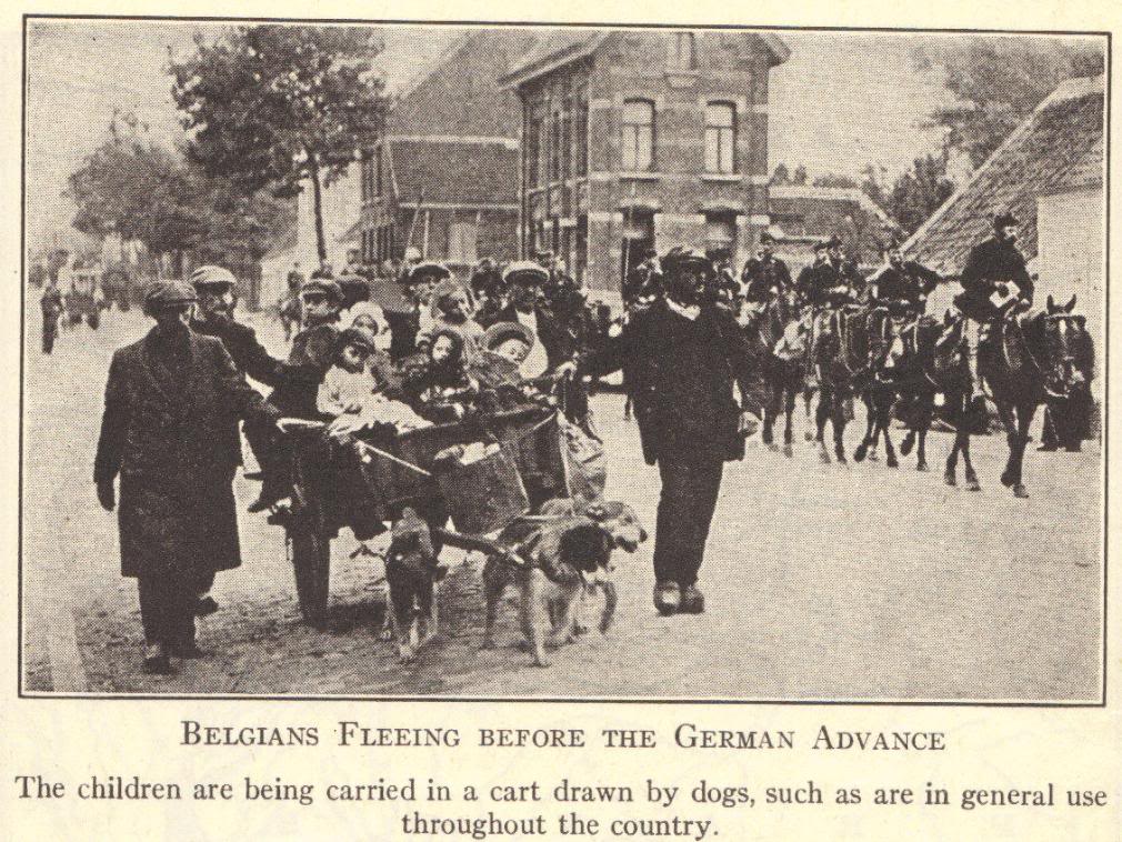 Belgians Fleeing from the Germans (World War I)