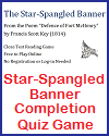 "The Star-Spangled Banner" Gap Text Quiz Game