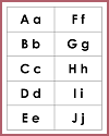 Printable Alphabet and Number Flashcards