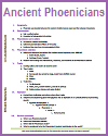 Ancient Phoenicians Outline