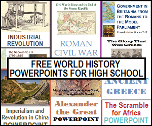 Free World History PowerPoints for High School