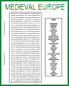 Medieval Europe Word Search Puzzle