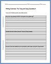 Tang and Song Dynasties Writing Exercises Sheet #2