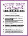 Ancient Sumer Code Puzzle #2
