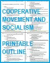 Cooperative Movement and Socialism Outline and Timeline for World History and European History