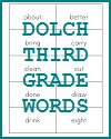 Dolch Third Grade Word List Flashcards