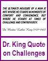 Dr. King Printable Quote on Challenges