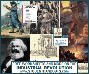 Free Worksheets, PowerPoints, and More on the Industrial Revolution in World History