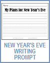 My New Year's Eve Plans Writing Prompt