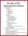 Results of the Industrial Revolution Outline