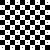 Black, White, and Red Checkerboard