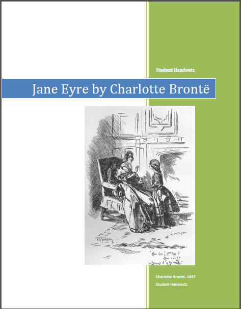 Jane Eyre by Charlotte Bronte - Free Printable PDF eBook with questions.