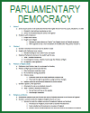 Growth of English Parliamentary Democracy Outline
