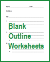 Free printable blank outline worksheets.