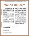 "Mound Builders and Pueblos" Reading Worksheet with Questions