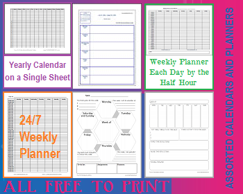 Free Printable School Calendars and Planners for Teachers, Students, and Parents
