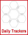 Daily Trackers to Use for Goal-setting in Planners and Bullet Journals