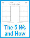 The Five Ws and How Worksheet