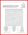 International Workers' Day Word Search Puzzle
