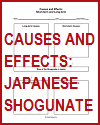 Causes and Effects of the Japanese Shogunate DIY Infographic Worksheet