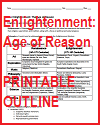 Enlightenment Printable Outline
