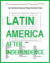 Latin America after Independence Word Search Puzzle