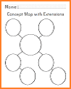 Blank Concept Map Worksheet with Extensions